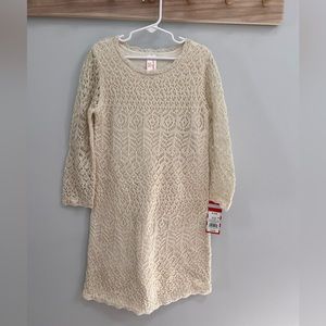 NWT Cream Gold Dress Girls Cat & Jack